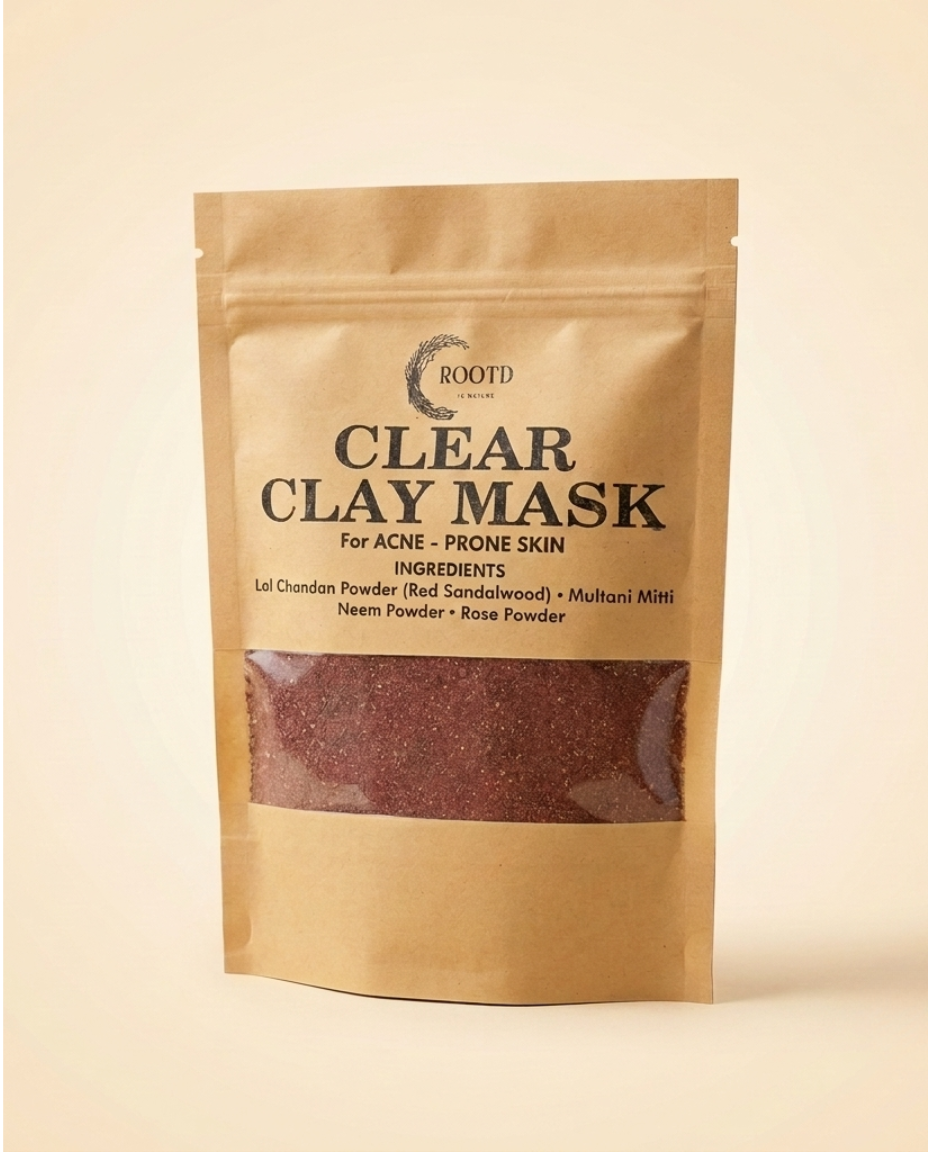 Clear Clay Mask – Herbal Clay Mask
