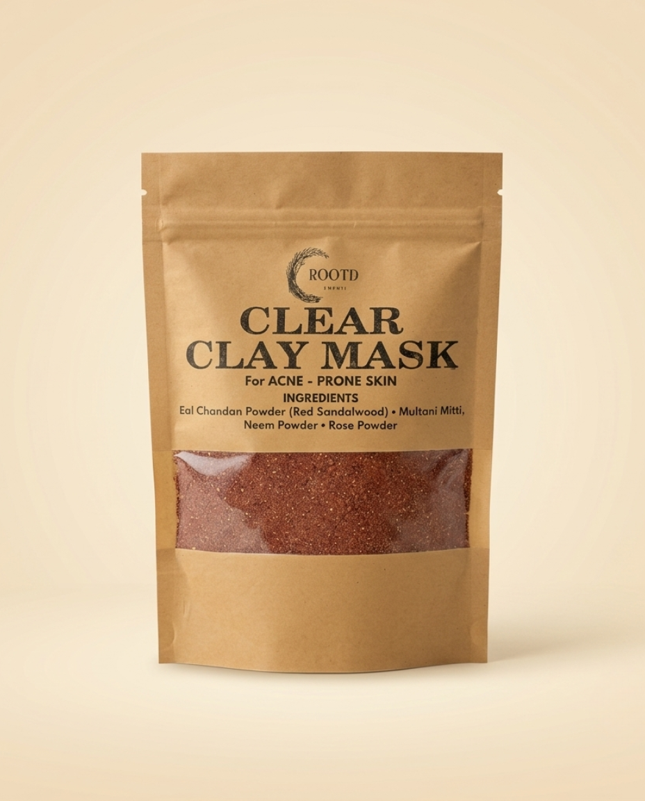 Clear Clay Mask – Herbal Clay Mask