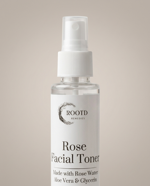 Rose Facial Toner – Rose Water, Aloe Vera & Glycerin