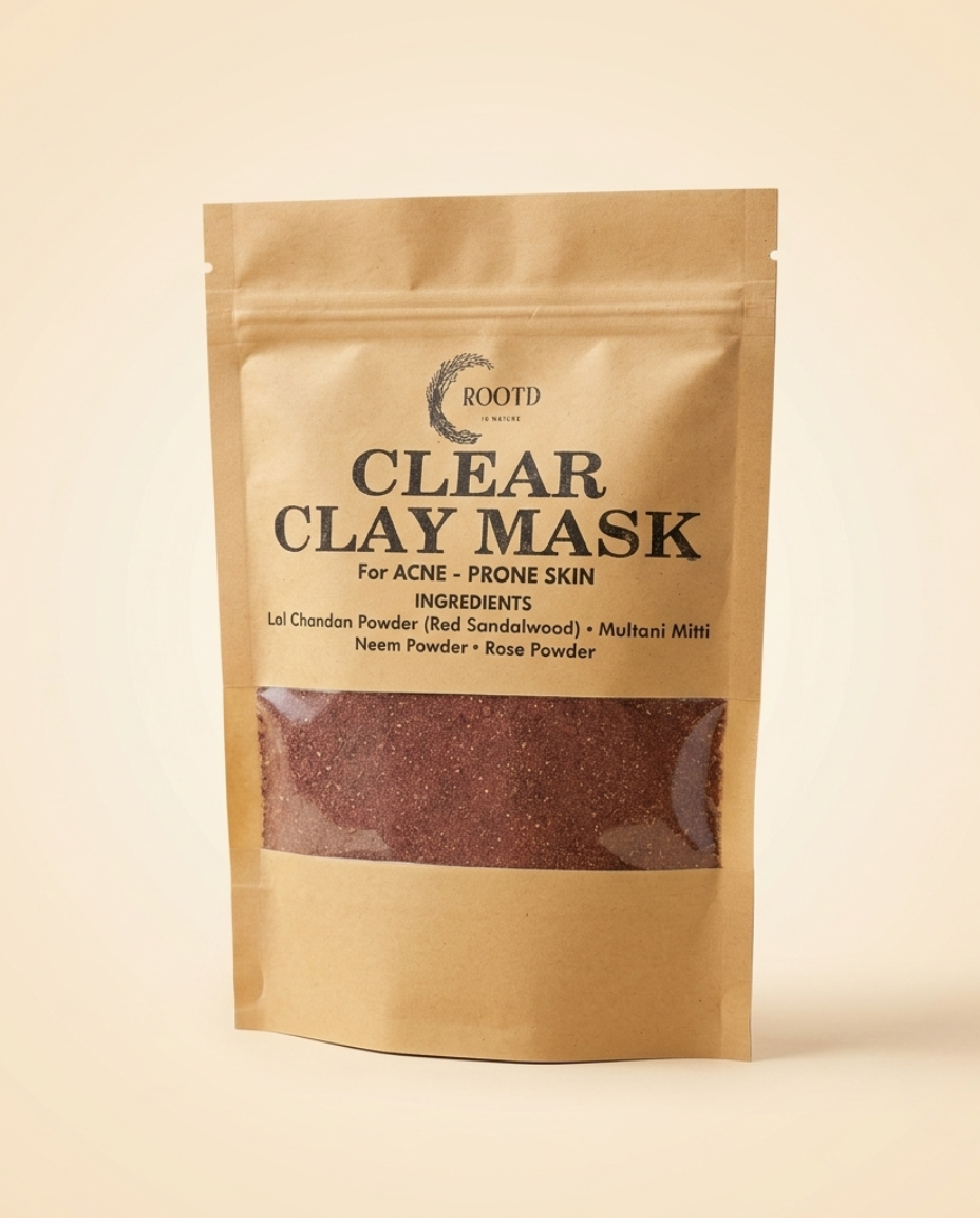 Clear Clay Mask – Herbal Clay Mask